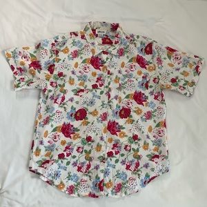 Floral Button Down